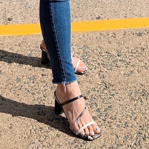 Marc Fisher Snakeskin ‘Aliana’ Sandals - Picture 5 of 13